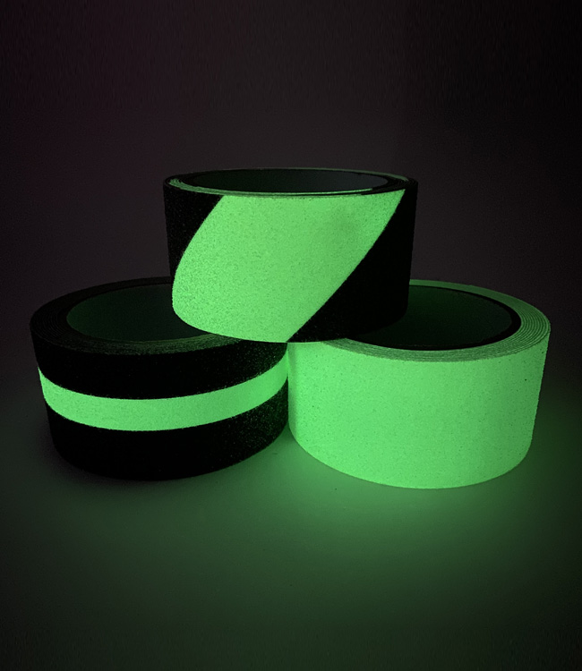 Non-slip reflective tape.